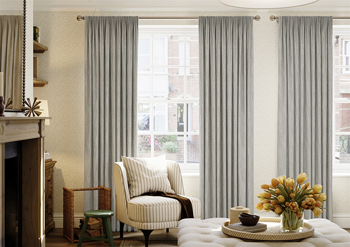 Clarendon, Serene Grey - Made to Measure Curtains - Image 3